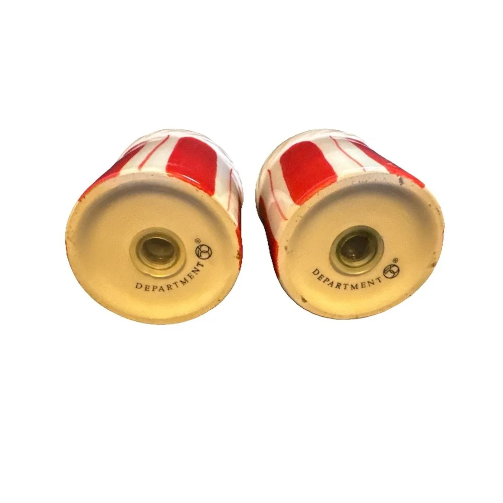 Department 56 Santa Hat Salt and Pepper Shakers Christmas Holiday Decor‎